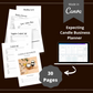 Editable Candle Business Planner in Canva | Canva Template Pack | Commercial Use