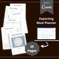 Editable Meal Planner in Canva | Commercial Use