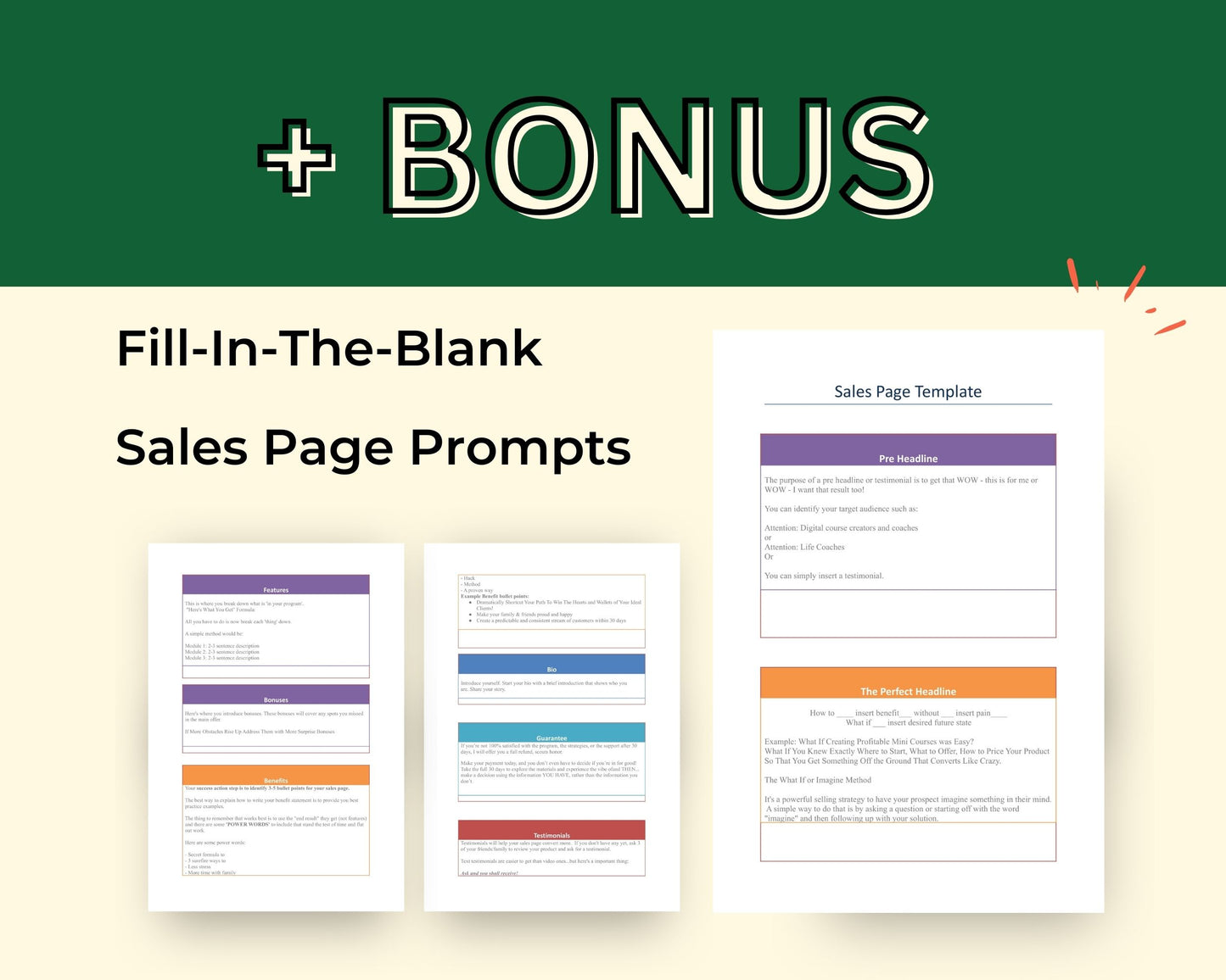 Christmas Sales Page Template