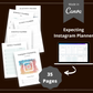 Editable Instagram Planner Templates in Canva | Commercial Use