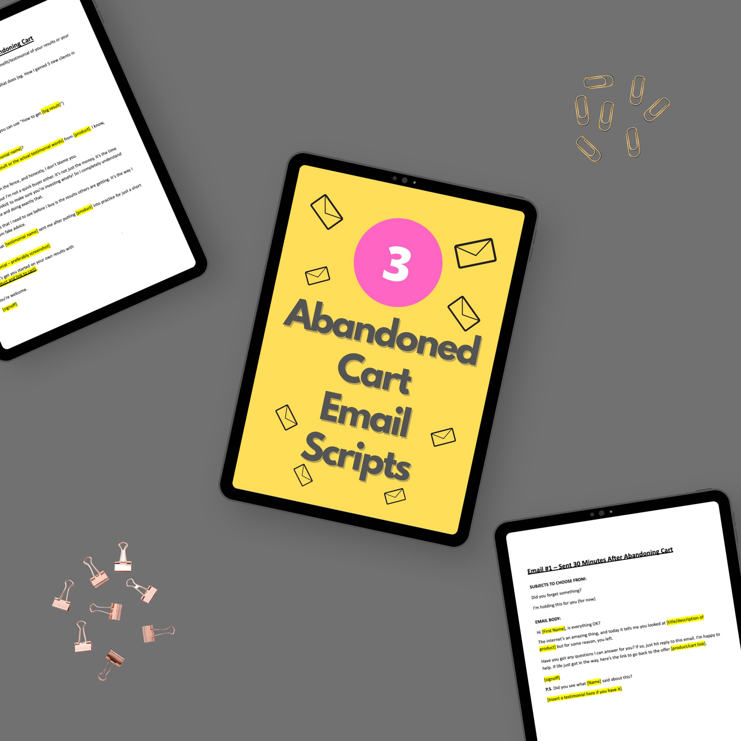 Abandoned Cart Email Sequence | Abandoned Cart Email Templates | Done for You Product