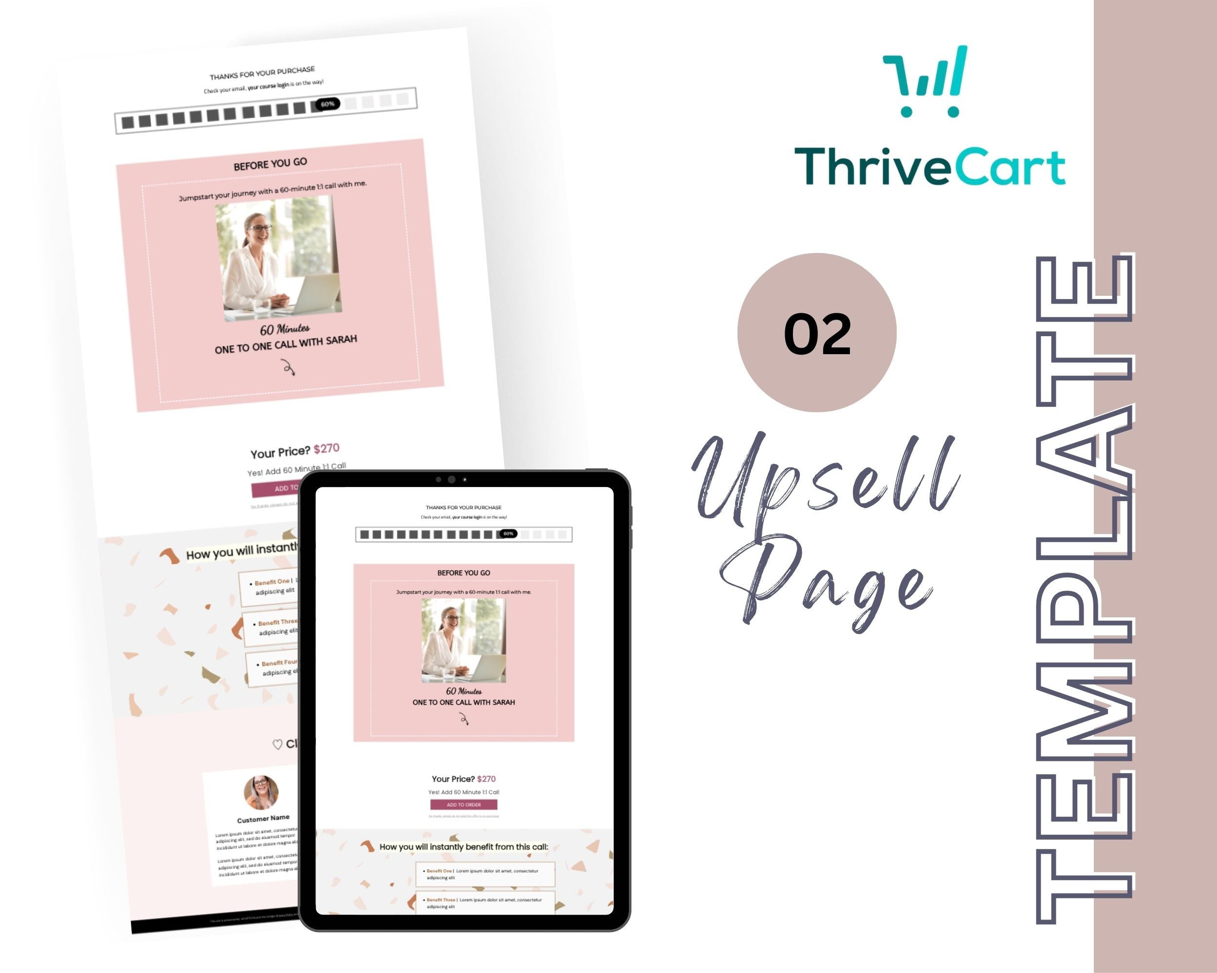 Women in Coaching Enhanced ThriveCart 4-Page Sales Funnel