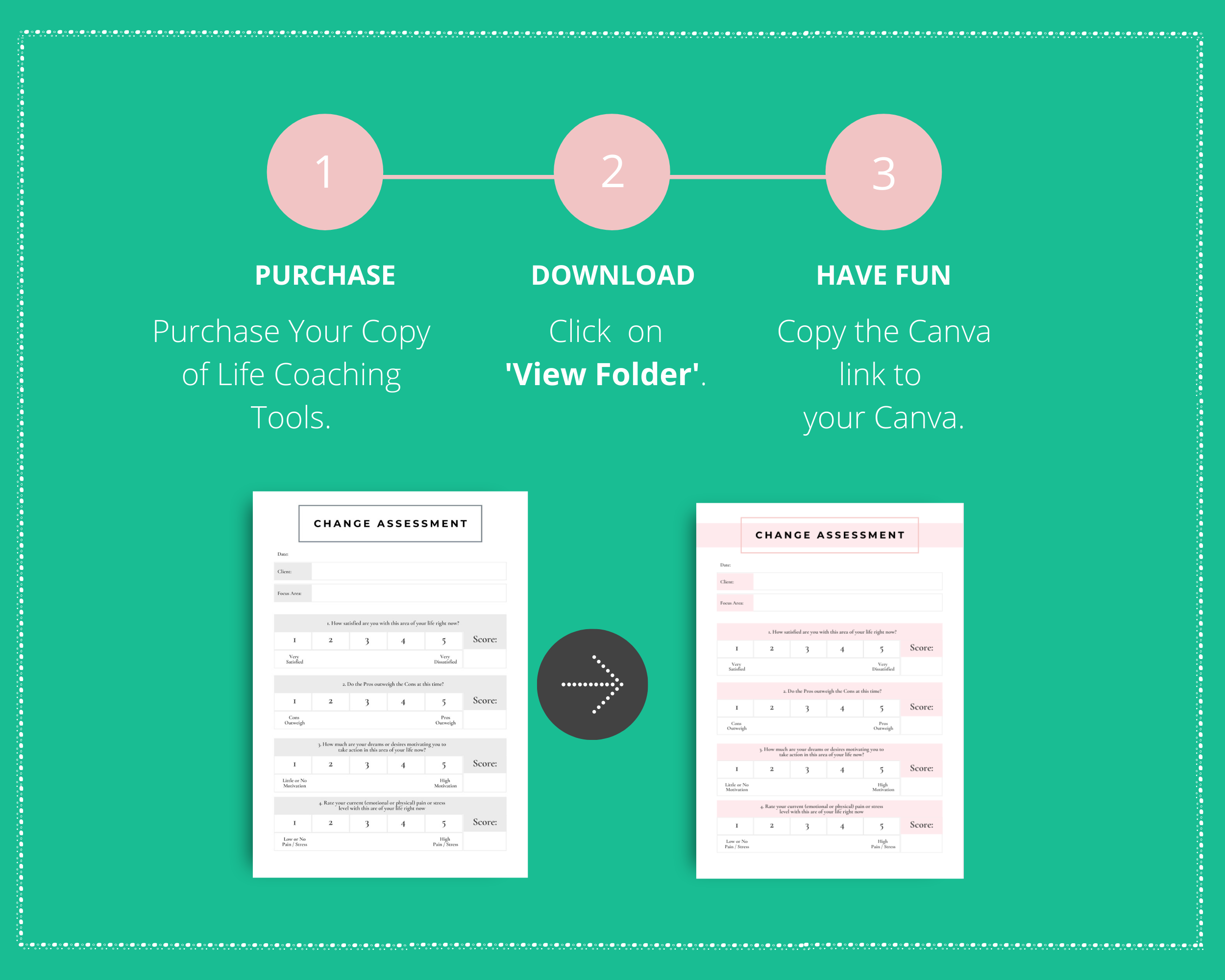 Editable Life Coaching Tools in Canva | Commercial Use