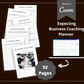 Editable Business Coaching Planner Template in Canva | Canva Template Pack | Business Coaching Template | Commercial Use