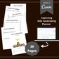 Editable Kids Fundraising Planner in Canva | Canva Template Pack | Commercial Use