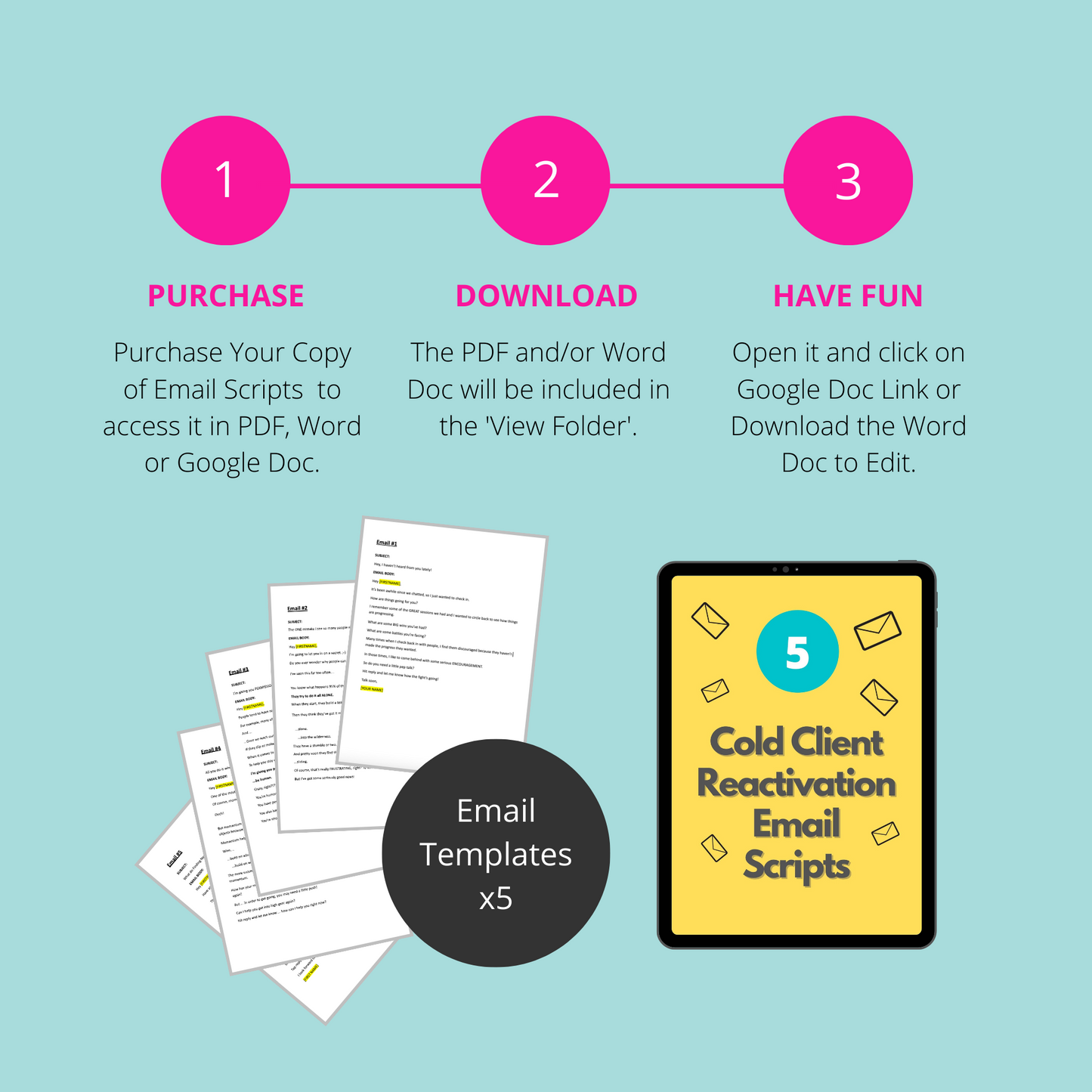 Cold Client Reactivation Email Sequence | Cold Client Reactivation Email Templates | Scripts for Coaches