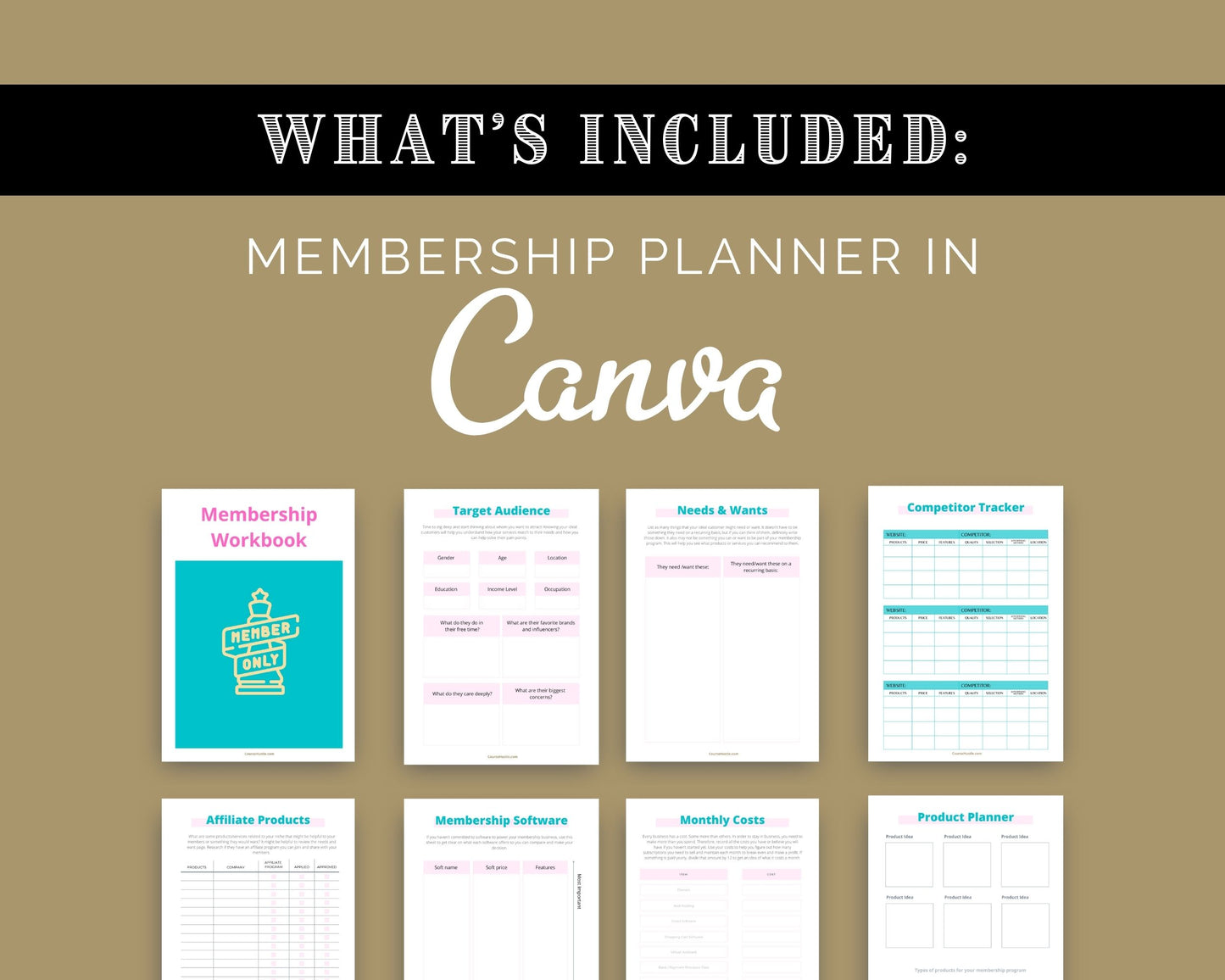 Membership Toolkit Courses | Business Planner | Membership Sales Copy Email Series