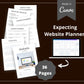 Editable Website Planner Templates in Canva | Commercial Use