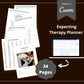 Editable Therapy Planner in Canva | Commercial Use
