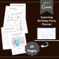Editable Birthday Planner in Canva | Canva Template Pack | Birthday Party Planner Canva | Commercial Use