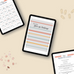 30-Day Glow up Challenge | Editable Canva Template A4 Size