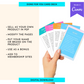 6 Minute Miracle Morning Meditation Prompts | Editable 12 Card Deck in Canva | Commercial Use