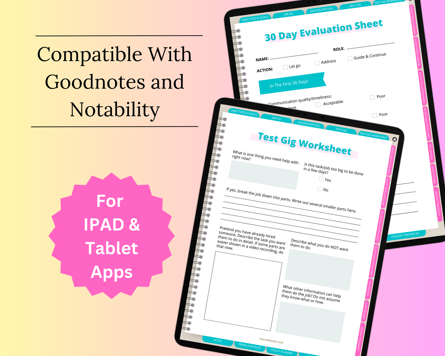 Outsourcing Digital Workbook | Hyperlinked PDF | Suitable with Goodnotes & Notability