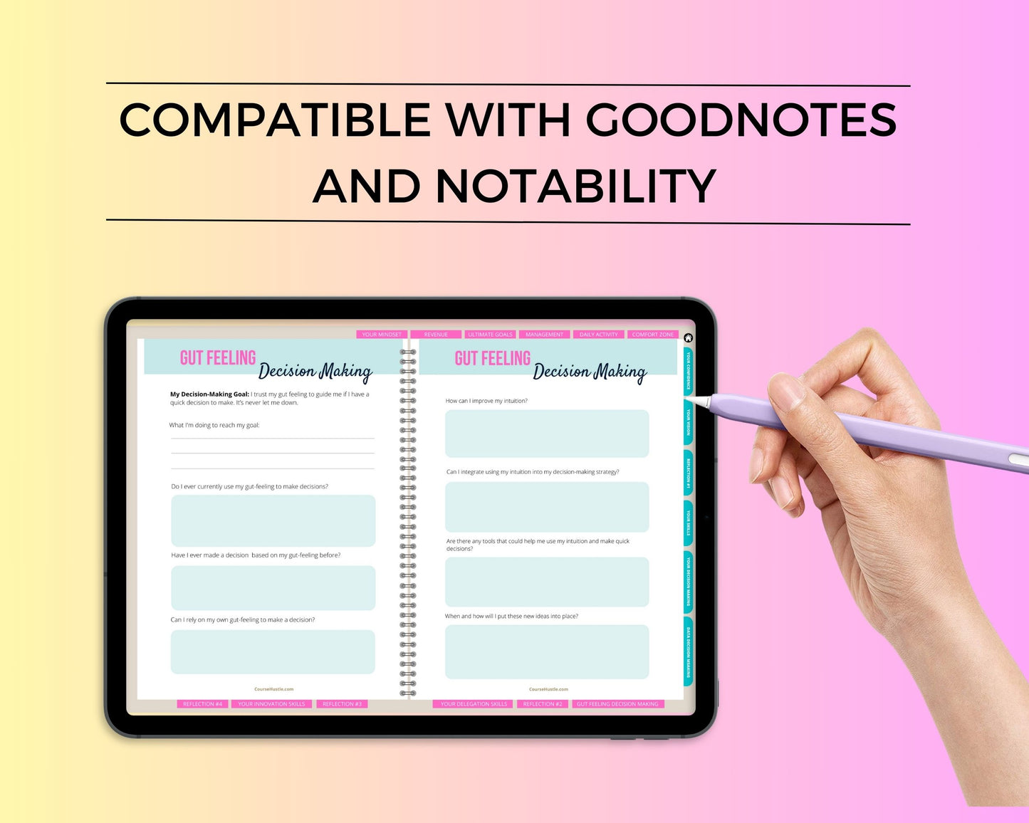 Think Like CEO Digital Workbook | Hyperlinked PDF | Suitable with Goodness & Notability