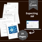 Editable IVF Planner Templates in Canva | Commercial Use