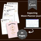 Editable Moon Journal Planner Templates in Canva | Commercial Use