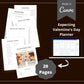 Editable Valentine's Day Planner in Canva | Canva Template Pack | Valentine's Day Planner Canva | Commercial Use