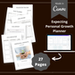Editable Personal Growth Planner Templates in Canva | Commercial Use