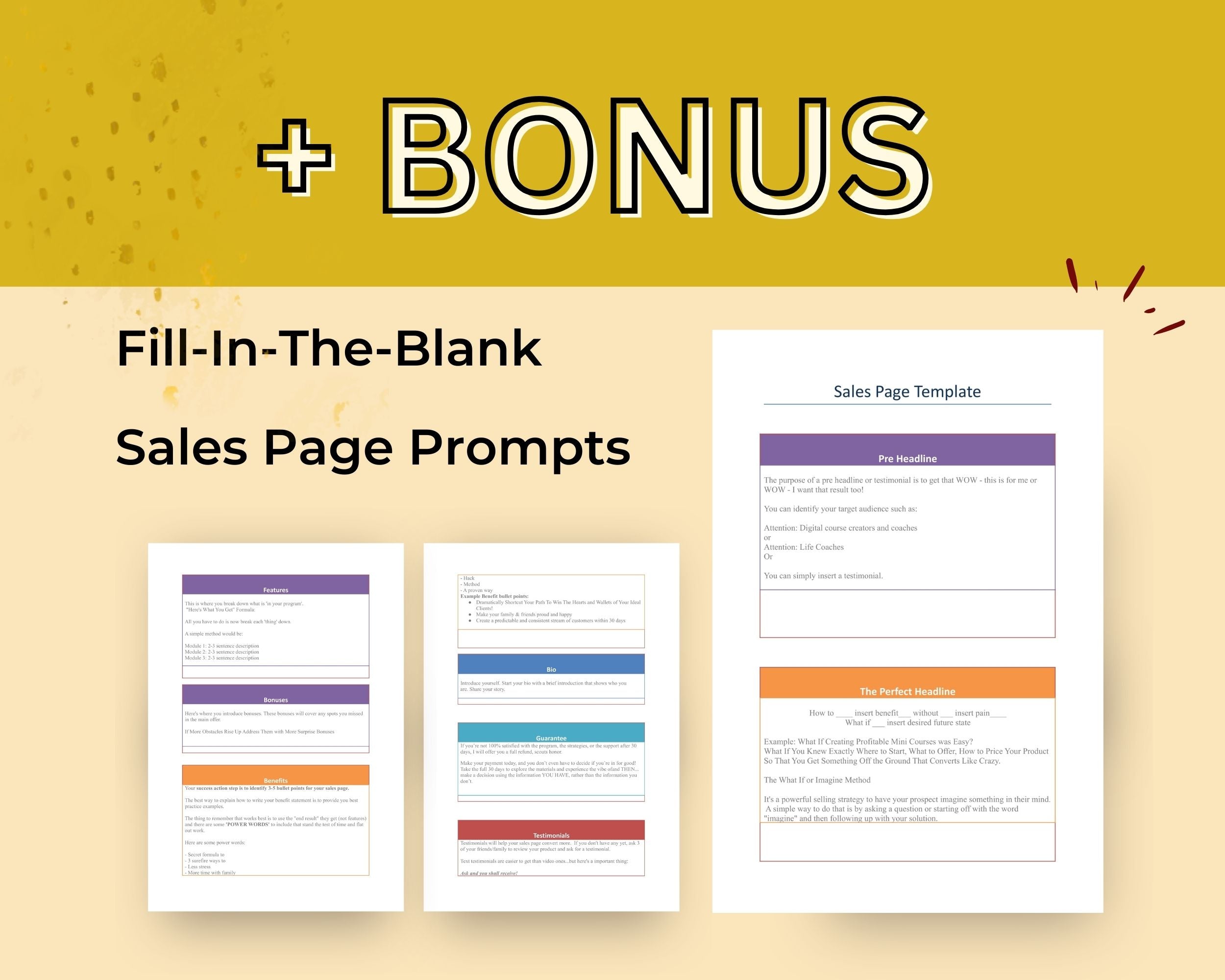 Halloween Sales Page Template