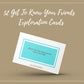 52 Get To Know Your Friends Cards | Canva Inspirational Cards | Commercial Use