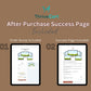 Boho Online Course Sales Page Template in Thrivecart