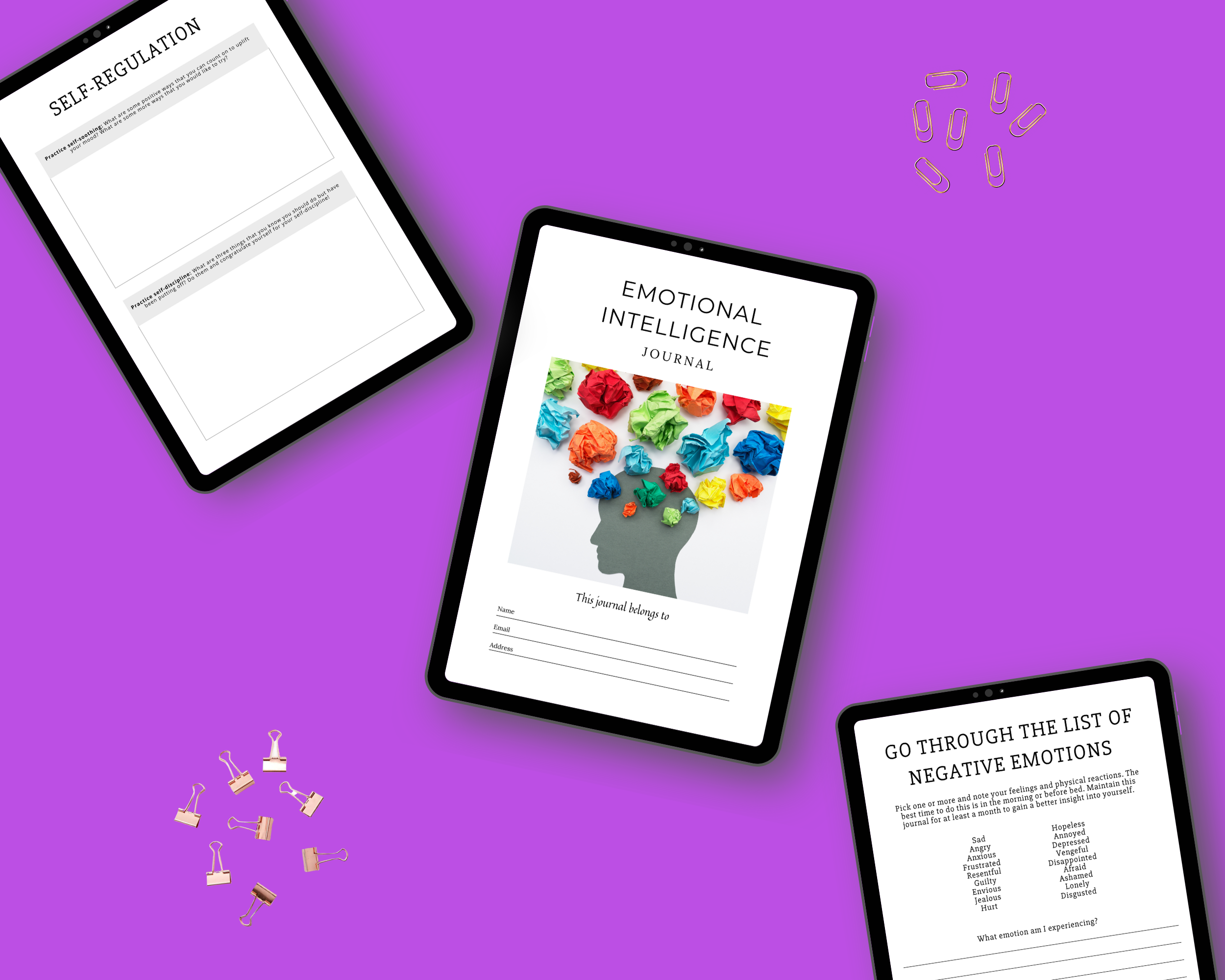 Editable Emotional Intelligence Journal in Canva | Commercial Use