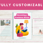 Editable How To Be A Freelance Writer | Done-for-You Ebook in Canva