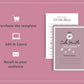 30 Day Side Hustle Challenge | Work From Home Journal | Solopreneur Planner | Editable Canva Template A4 Size