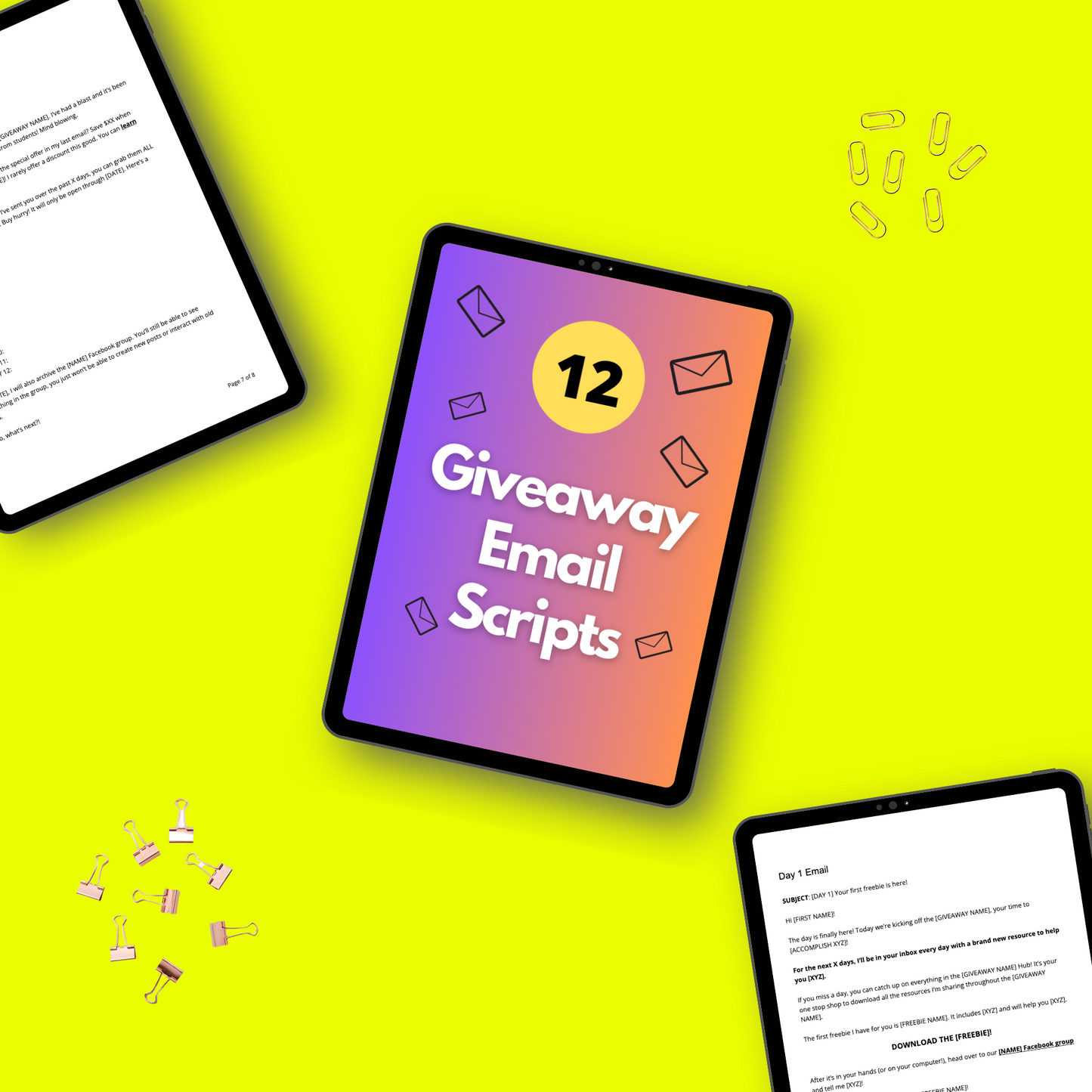 Giveaway Email Sequence | Done-For-You Email Templates