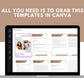 Editable 6 Day Happiness Through Self Care Emails | Rebrandable Newsletter Template