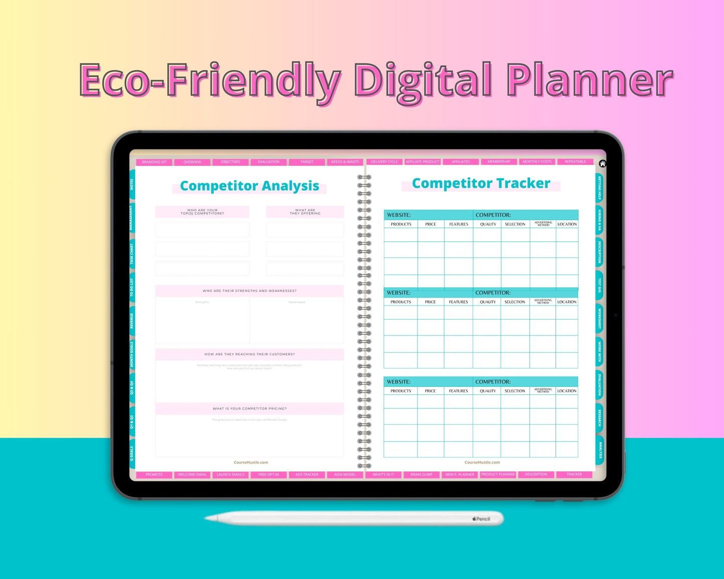 Membership Business Digital Workbook | Hyperlinked PDF | Suitable with Goodness & Notability