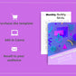 Monthly Marketing Activities Challenge | Editable Canva Template A4 Size