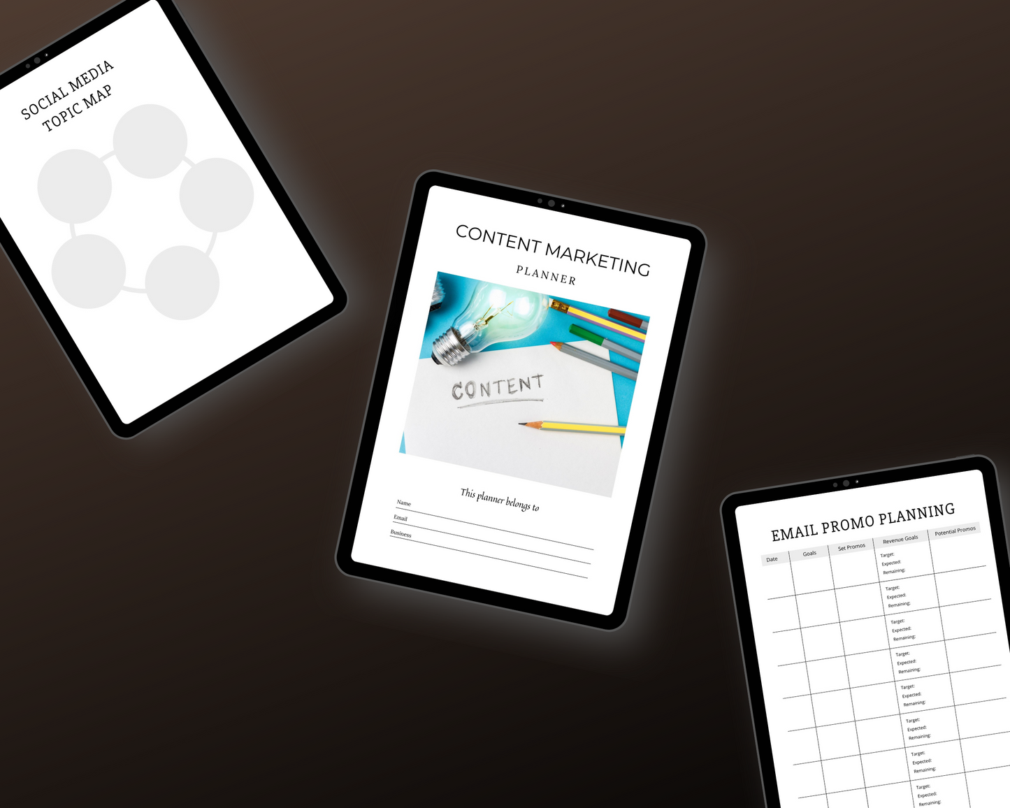 Editable Content Planner in Canva | Canva Template Pack | Content Marketing Planner Canva | Commercial Use