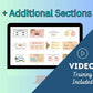 Winter Festive Sales Page Template
