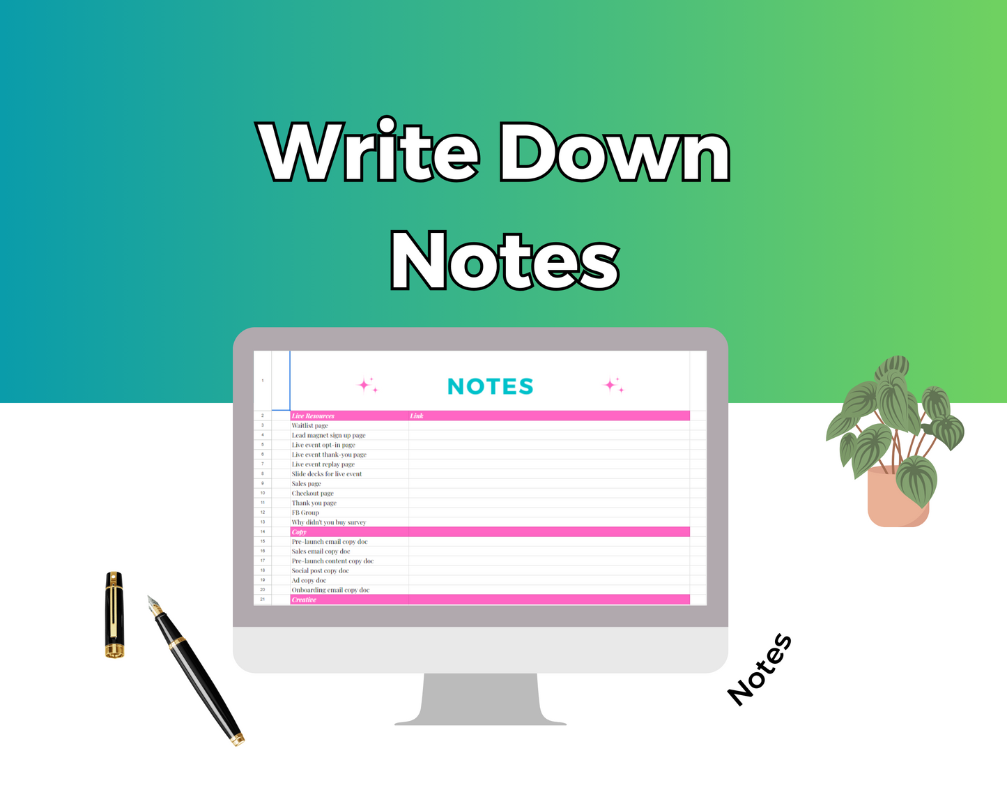 Ultimate Launch Planner Google Spreadsheet | Simple Ultimate Launch Google Sheets