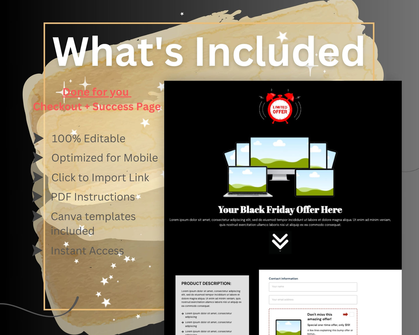 Black Friday ThriveCart Checkout Template