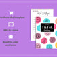 20-Day Tiktok Challenge | Tiktok Planner
