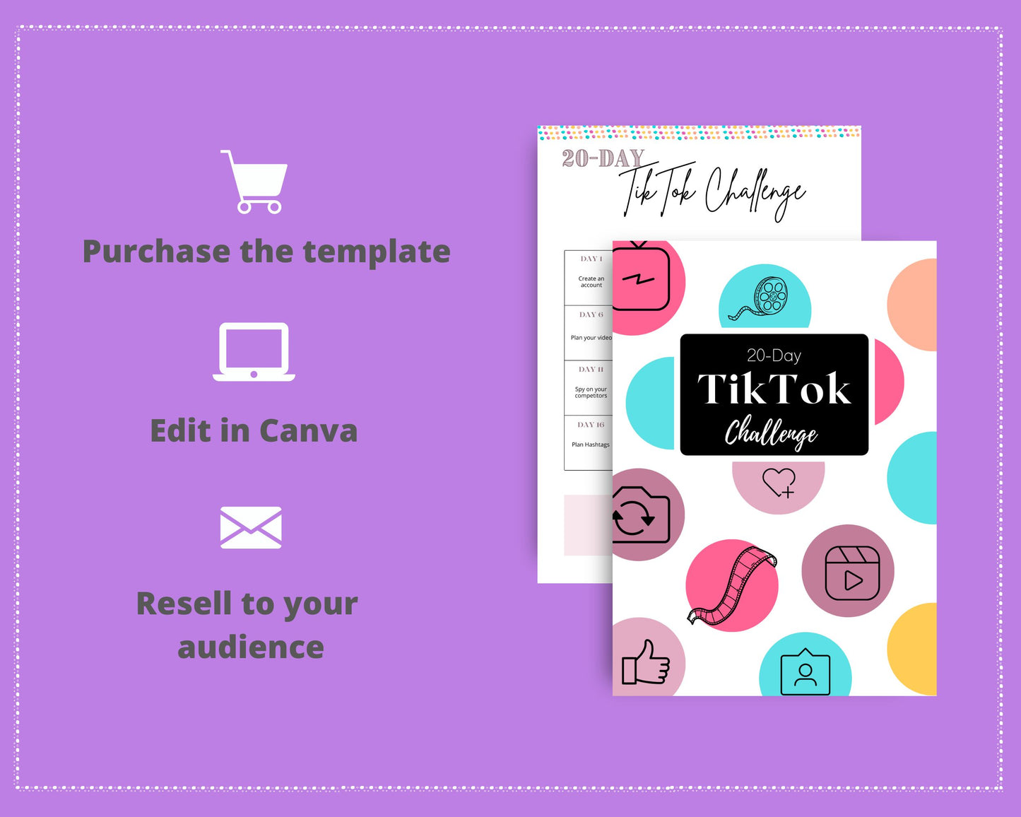 20-Day Tiktok Challenge | Tiktok Planner