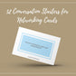 52 Conversation Starters for Networking Professionals | Canva Inspirational Cards | Commercial Use