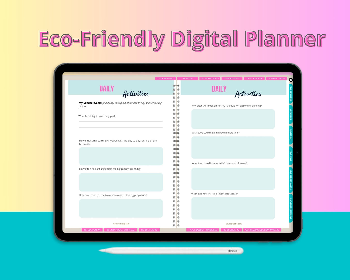 Think Like CEO Digital Workbook | Hyperlinked PDF | Suitable with Goodness & Notability
