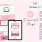 Pastel Pink ThriveCart 4-Page Sales Funnel Template