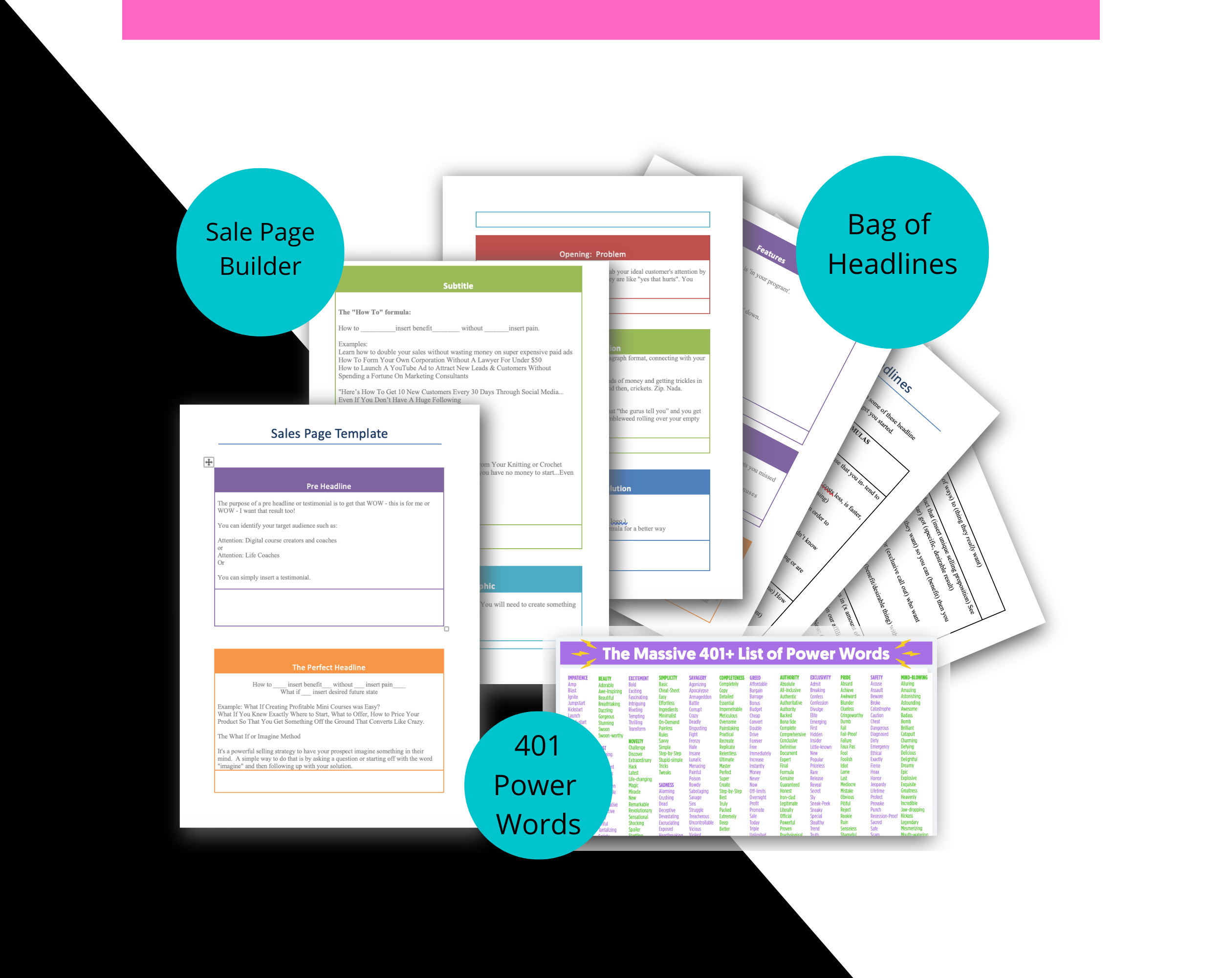 Sales Page in a Box | Landing Page Template | Sales Page Template | Lead Capture Page