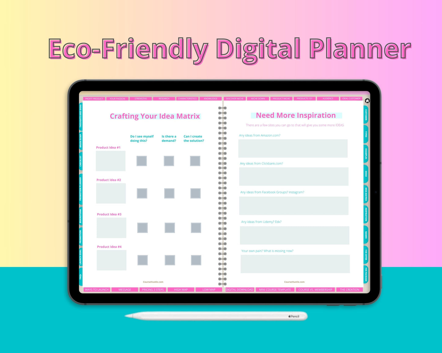 Digital Product DIgital Workbook | Hyperlinked PDF | Suitable with Goodness & Notability