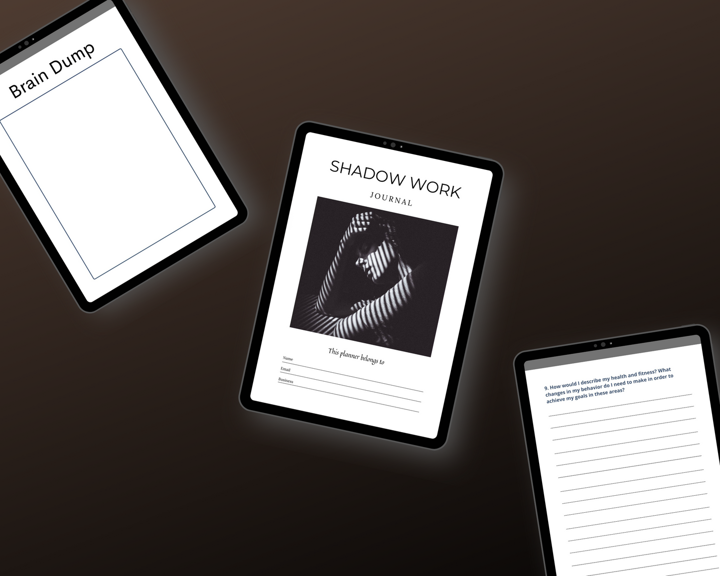 Editable Shadow Work Journal in Canva | Commercial Use