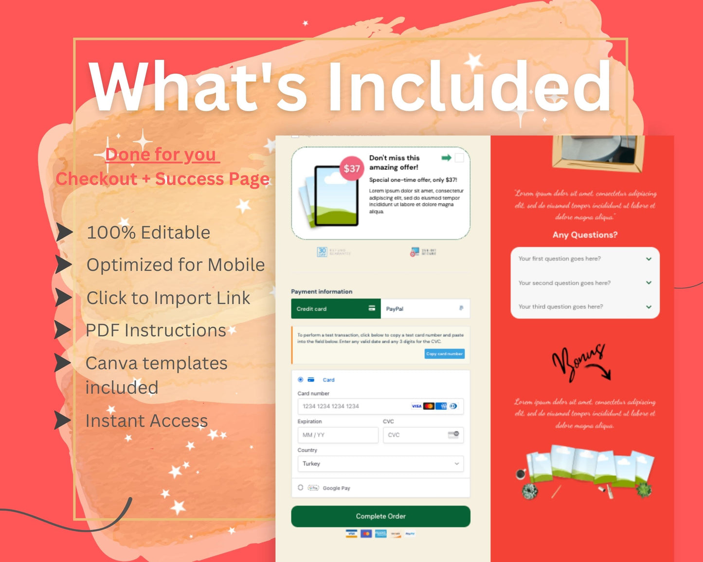 Christmas ThriveCart Checkout Template