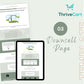 Organic Green ThriveCart 4-Page Sales Funnel Template