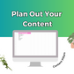 Monthly Content Calendar Planner Google Spreadsheet | Simple Monthly Content Calendar Google Sheets