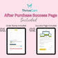 Pink and Gold Sales Page Template in ThriveCart