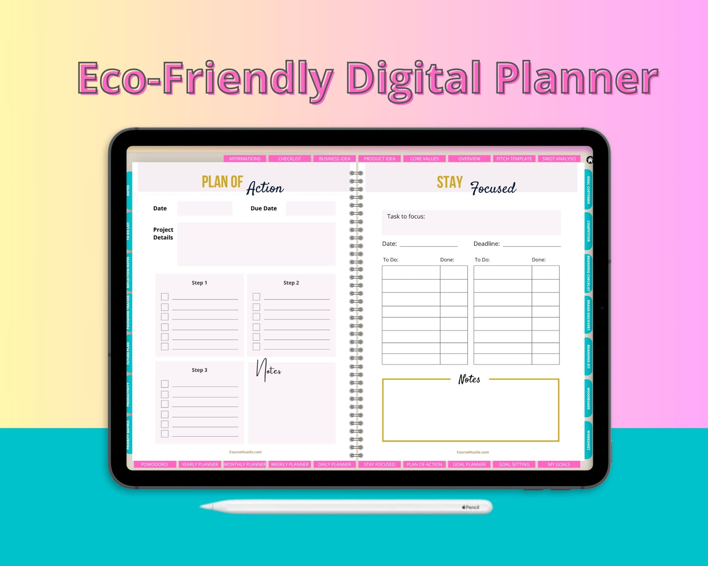 New Entrepreneur Digital Workbook | Hyperlinked PDF | Suitable with Goodness & Notability