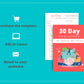 30 Day Getting New Clients Challenge | New Clients Planner | Editable Canva Template A4 Size
